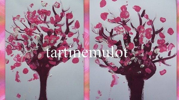 arbre fleuri de Clémence et Franchesca