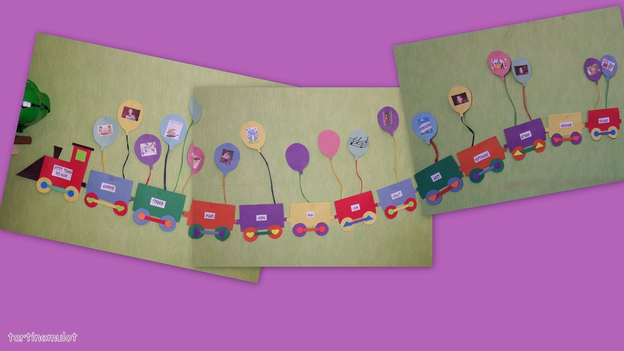 5 Ballons De Baudruche Train - Deco Anniversaire Train My Little Day