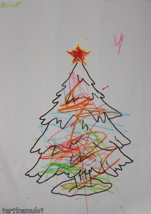 coloriage sapin